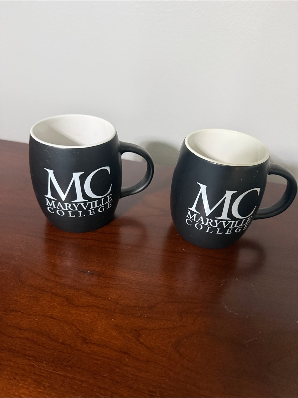 Black Maryville College Ceramic Coffee Mug - Set of 2